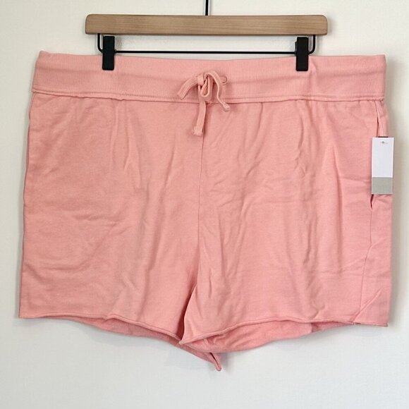 bp Pants - NWT bp Coral Women's Pull-On Organic Loungewear Comfort Shorts - 2X